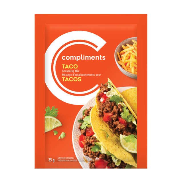Compliments Taco Seasoning Mix 35g