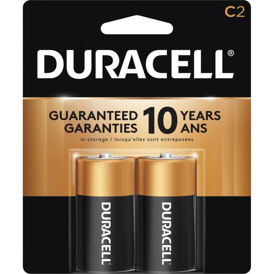 Duracell, C Batteries / 2ct