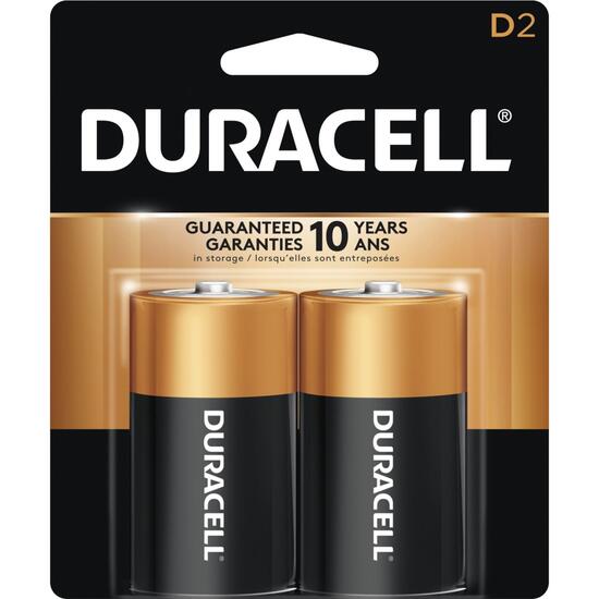 Duracell, D Batteries / 2ct