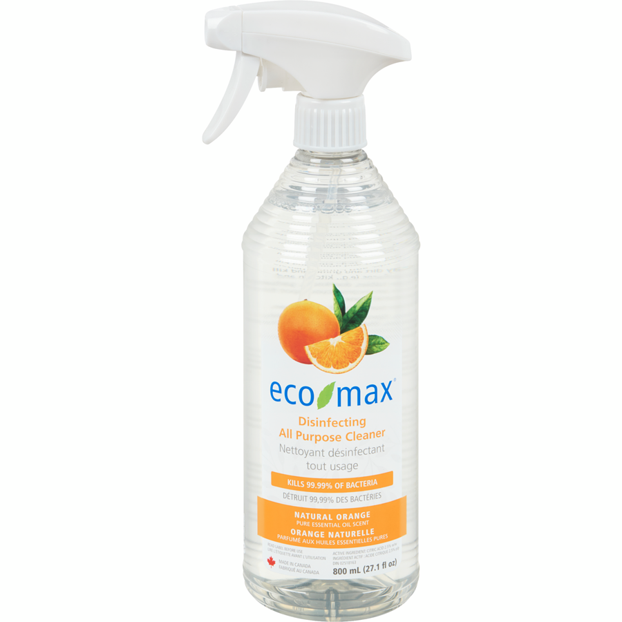 Eco Max, Orange Disinfecting All Purpose Cleaner, 800ml