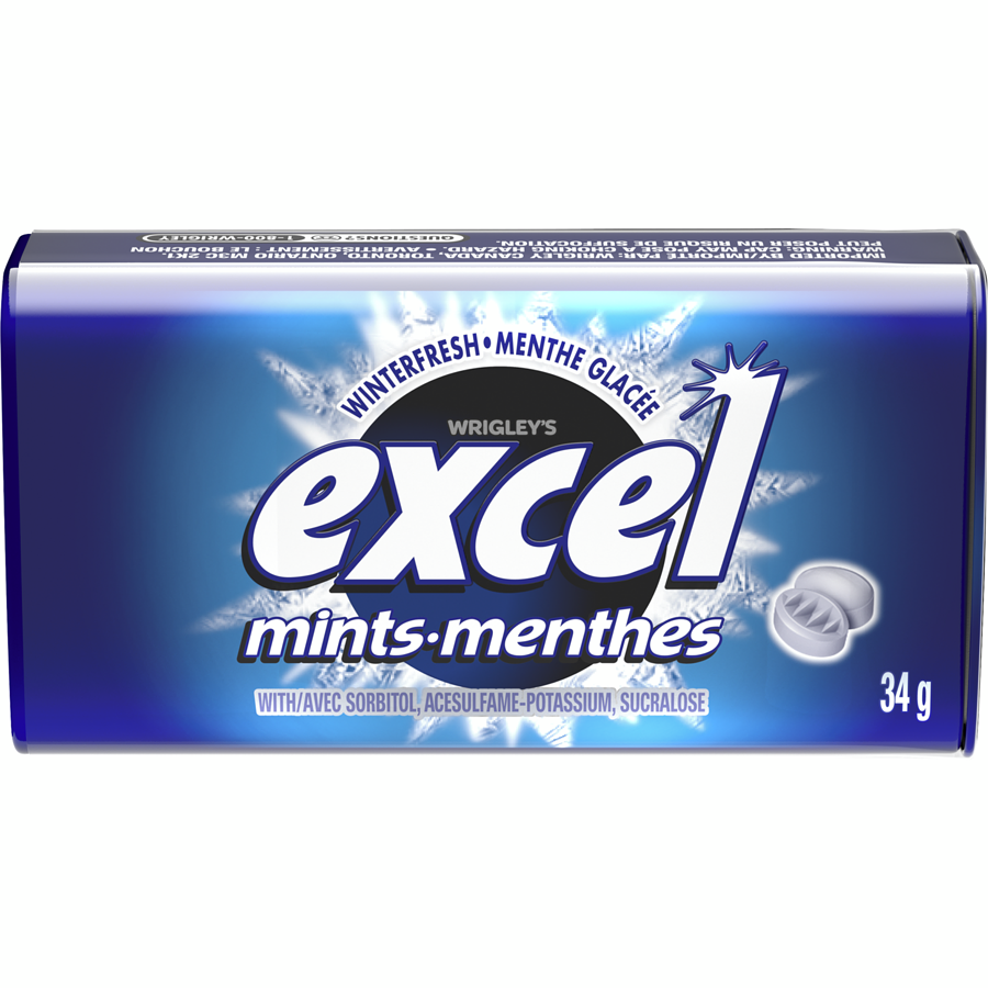 Excel Winterfresh Mints 34g