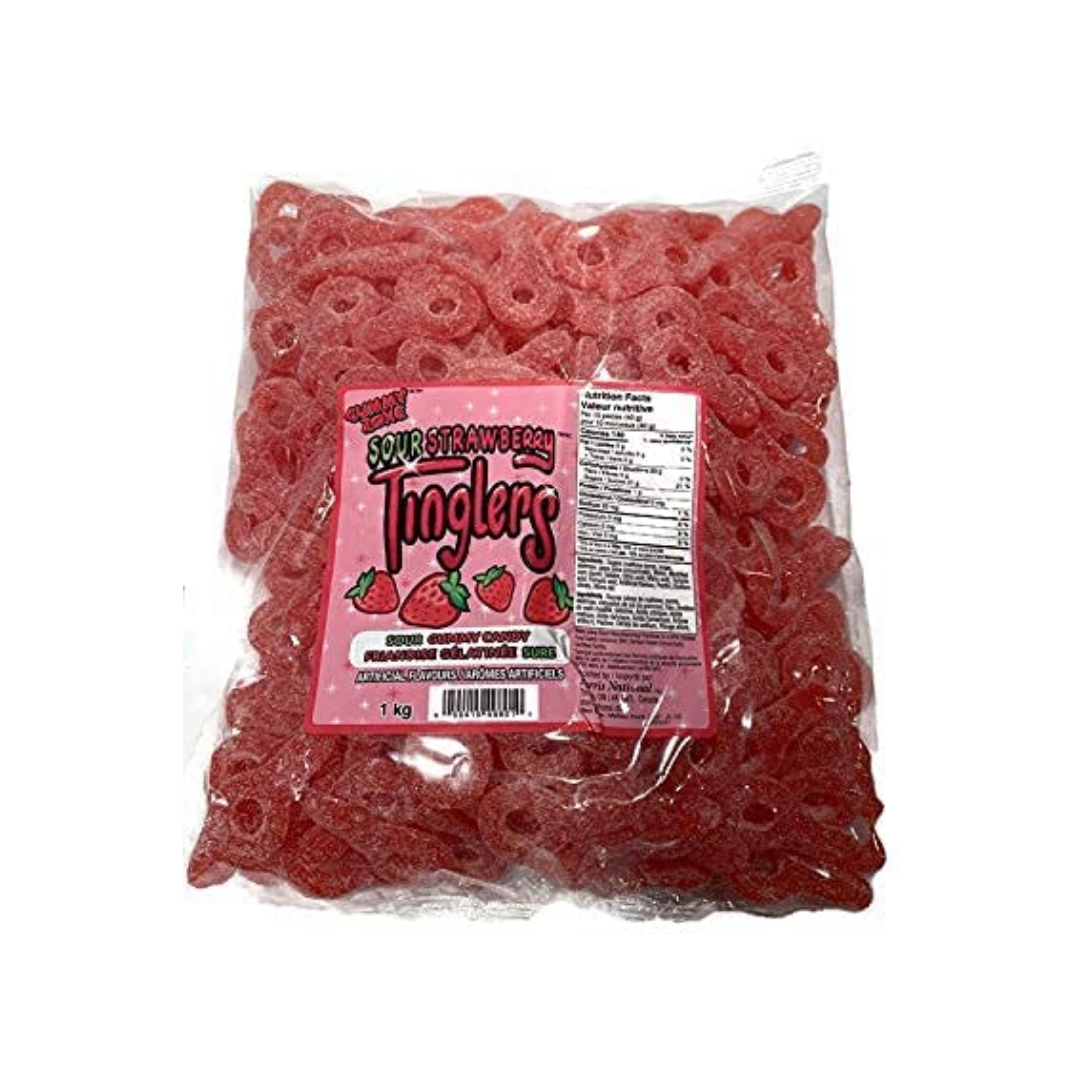 Gummy Zone Sour Cherry Tinglers 1kg