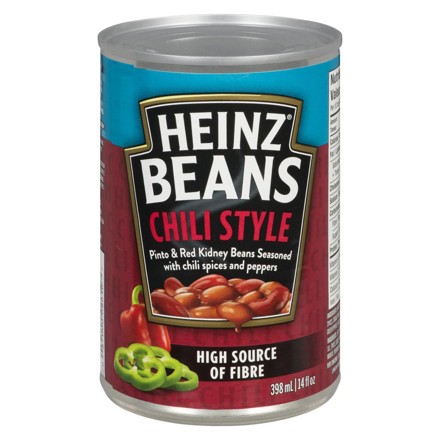 Heinz Chili Style Pinto & Red Kidney Beans 398ml