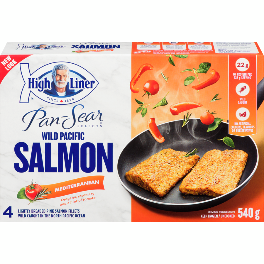 High Liner Pan Sear Salmon Fillets 540g