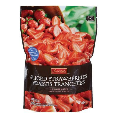 Irresistables Frozen Sliced Strawberries 600g