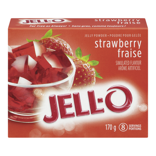 Jell-o Strawberry Jelly Powder 170g
