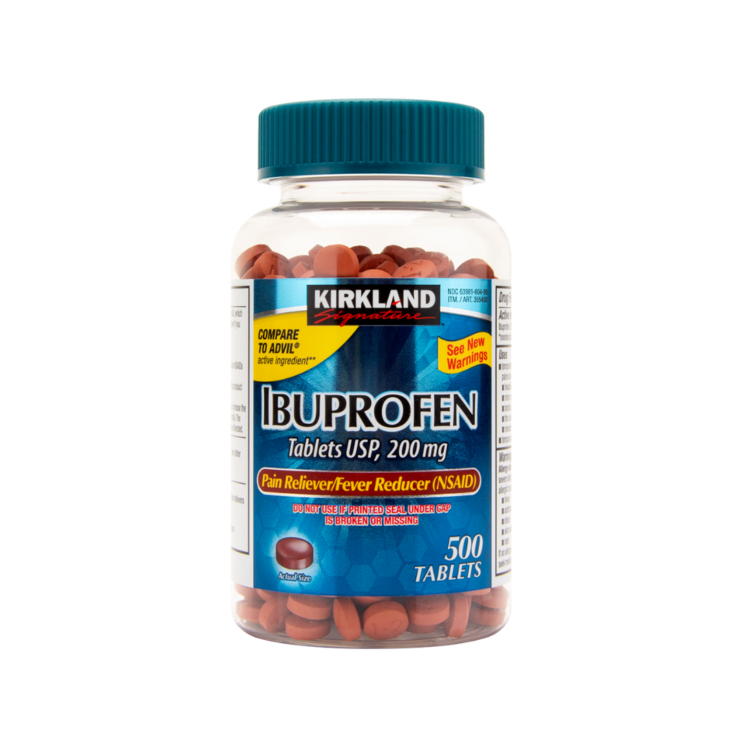 Kirkland Ibuprofen Caplets 200 mg 500ct