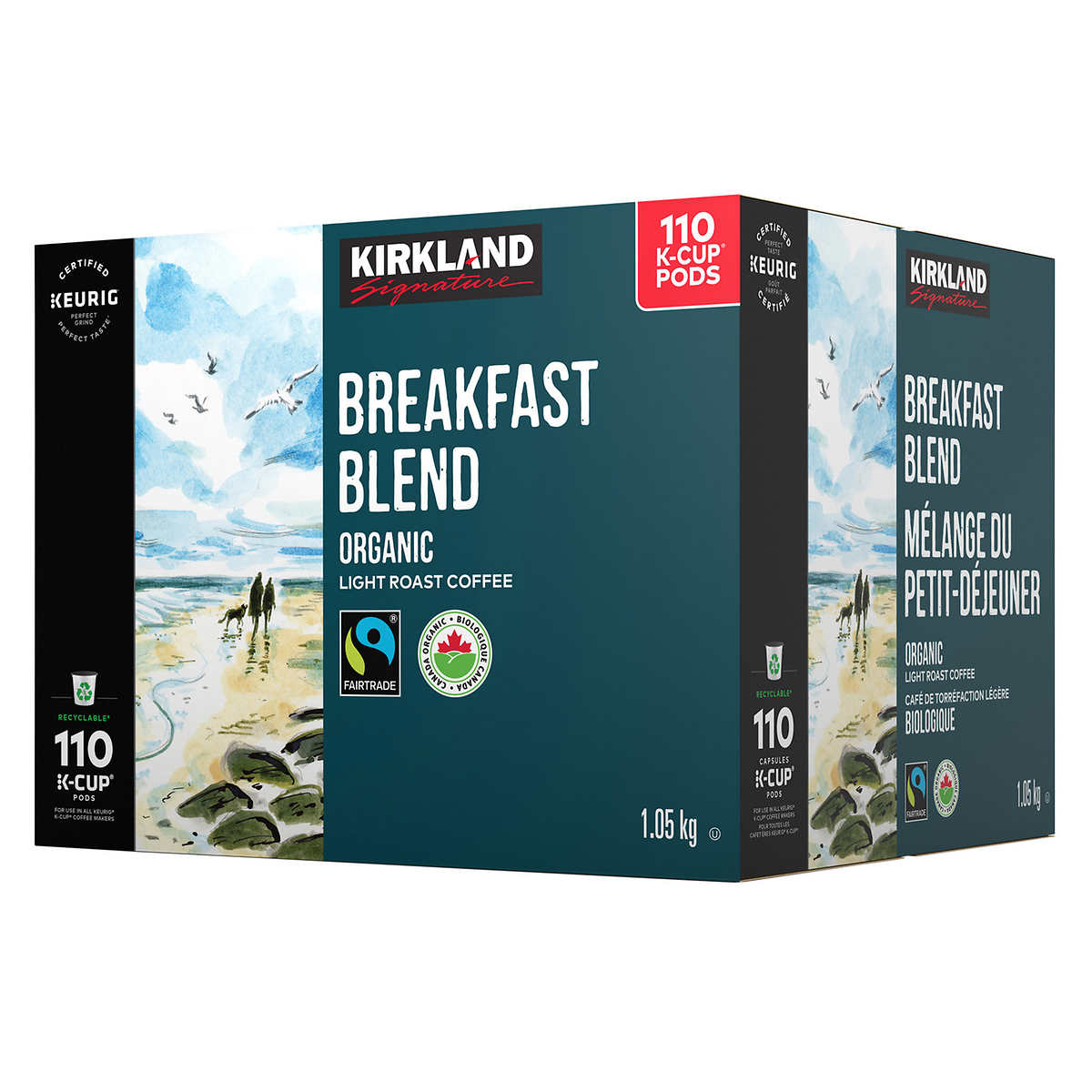 Kirkland Organic Breakfast Blend K-Cup 120ct