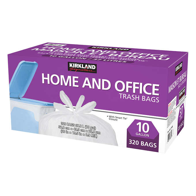 Kirkland Home & Office Bags 10gal 320ct