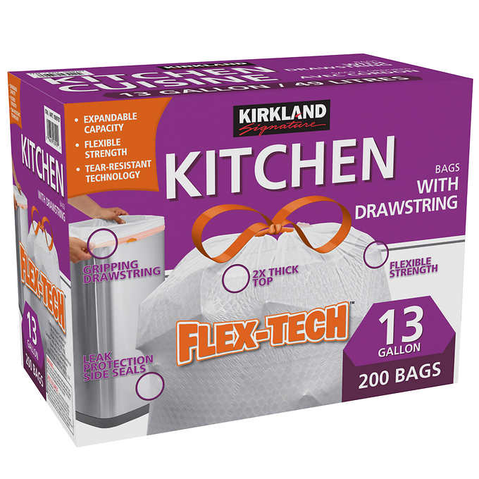 Kirkland Kitchen Flex-Tech Bags 24"x27" 200ct