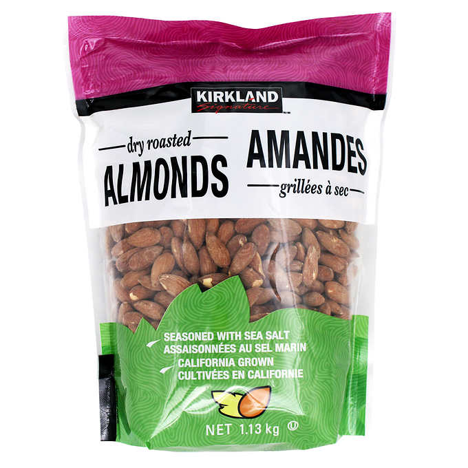 Kirkland Dry Roasted Almonds 1.13kg