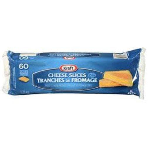Kraft Cheese Slices 1.25kg, 60pc