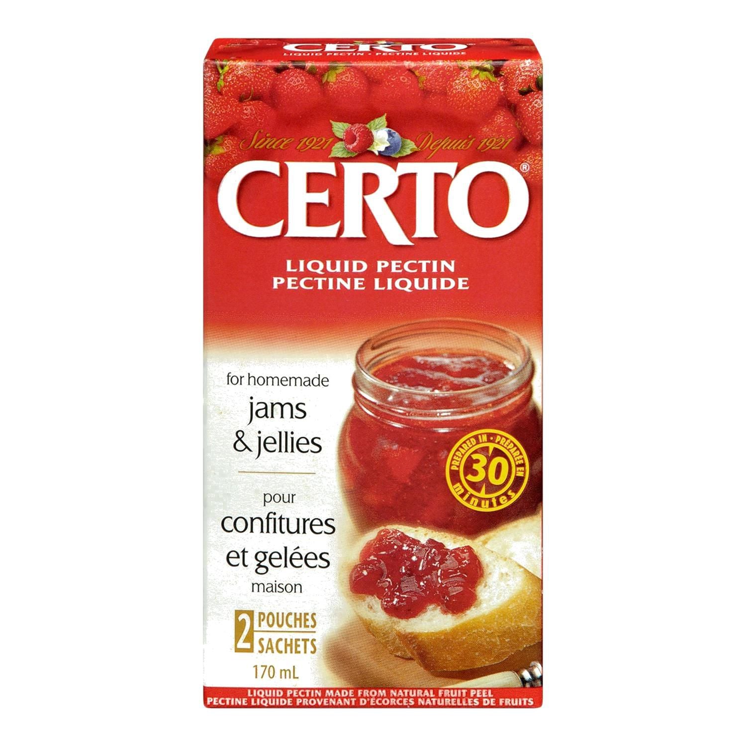 Kraft Certo Liquid Pectin 170ml 2ct