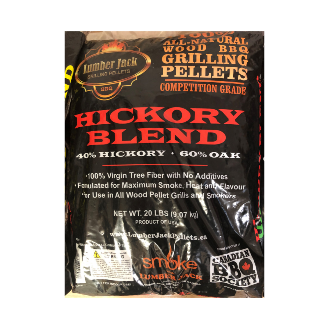 Lumberjack BBQ Grilling Pellets Hickory 20lb