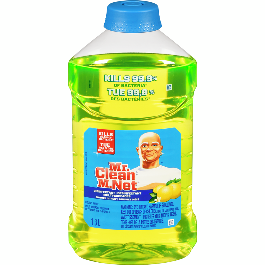 Mr. Clean Multi-Surface Cleaner, Summer Citrus, 1.21L