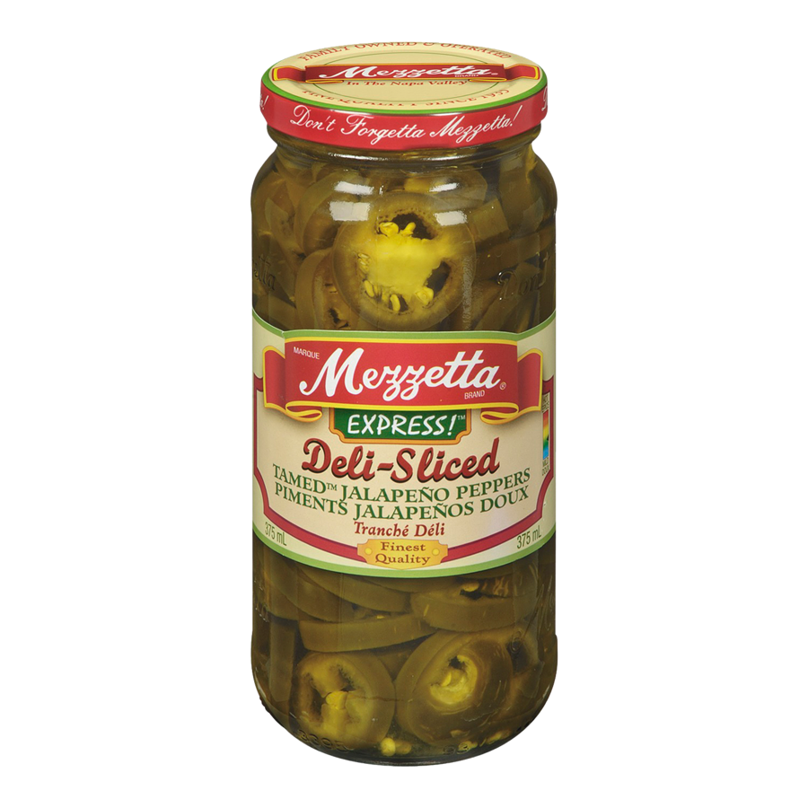 Mezzetta Sliced Hot Jalapeno Peppers 375ml