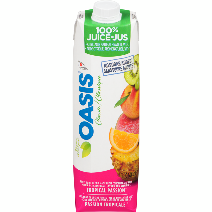 Oasis Classic Tropical Passion Juice 960ml