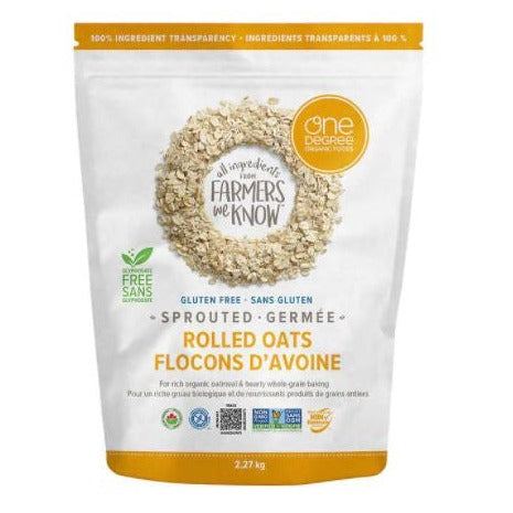 One Degree Gluten Free Sprouted Rolled Oats  2.27kg