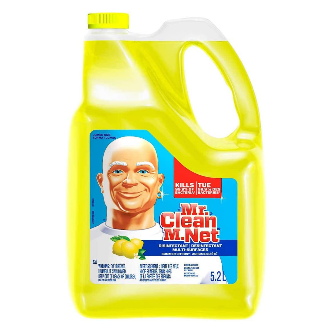 Mr. Clean M. Net Summer Citrus Disinfectant 5.2L