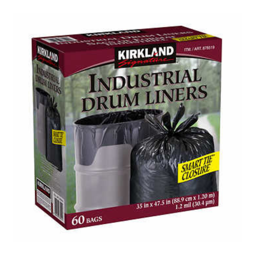 Kirkland Industrial Drum Liners 60ct