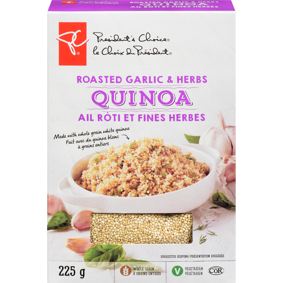 PC Roasted Garlic & Herb Quinoa 225g
