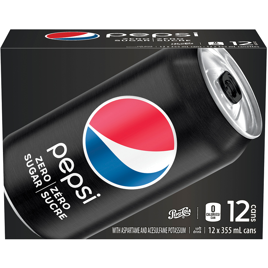 Pepsi Zero 355ml x 12ct
