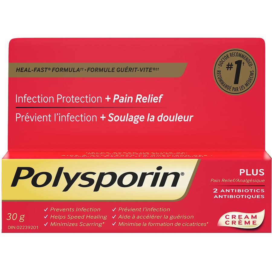 Polysporin Pain Relief Cream 30g