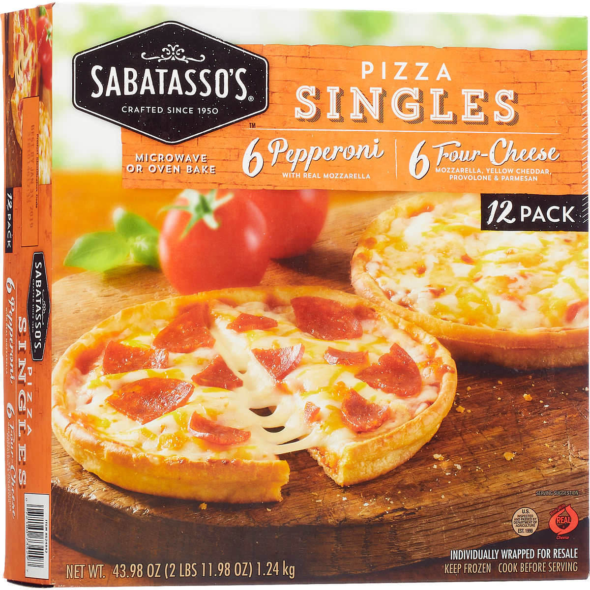 Sabatasso's Pizza Singles 12ct