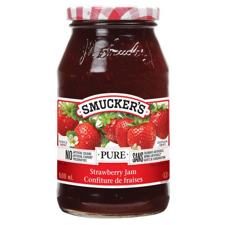 Smuckers Pure Strawberry Jam 500ml