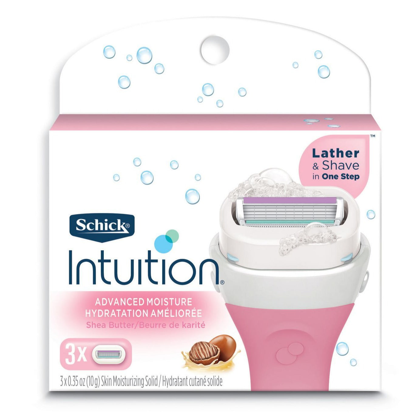 Schick Intuition Shea Butter Shaving Blades 3pk