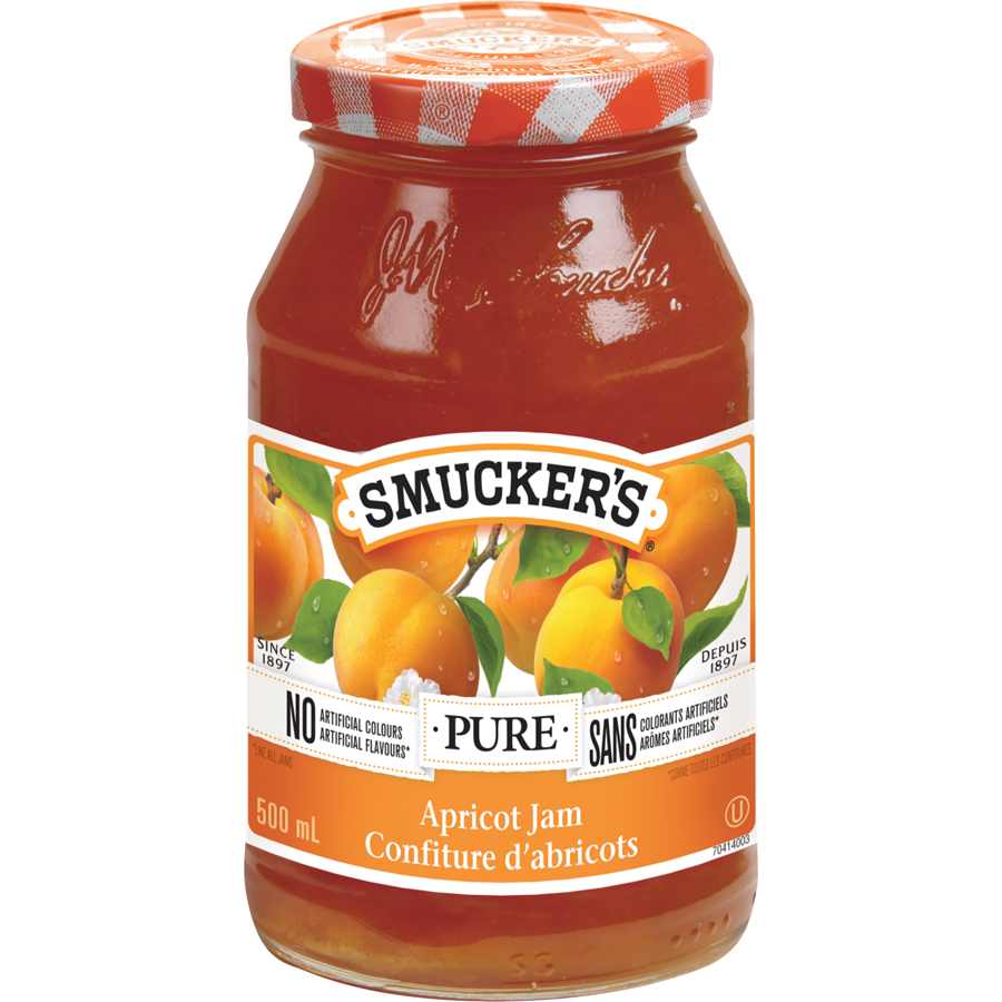 Smuckers Pure Apricot Jam 500ml
