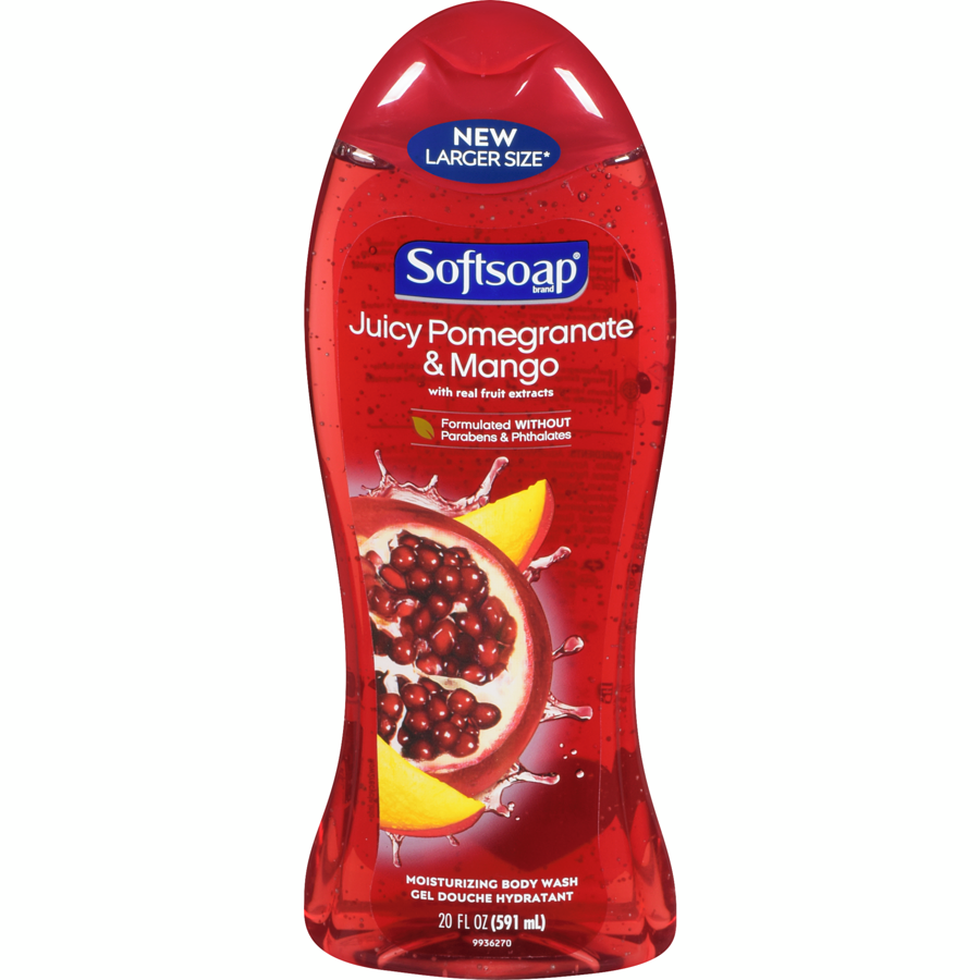 Soft Soap Juicy Pomegranate & Mango Body Wash 591ml