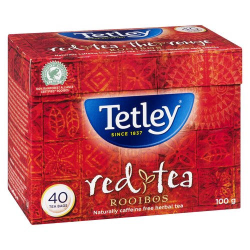 Tetley Red Tea Rooibos 40ct