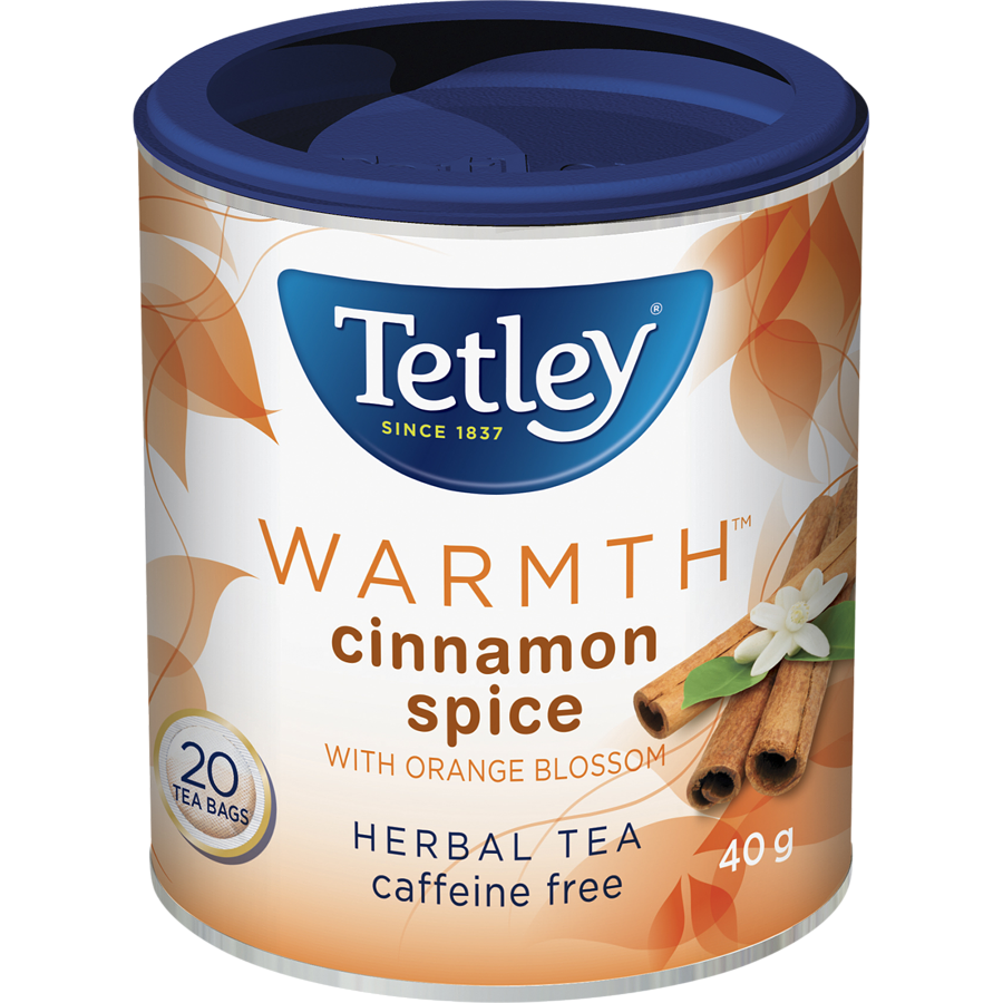 Tetley Warmth Cinnamon Spice Tea 40g