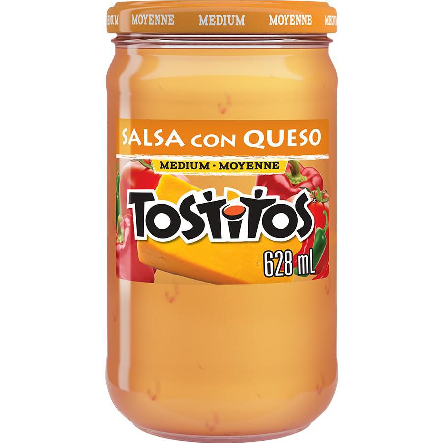 Tostitos Dip Medium Salsa Con Queso 628ml