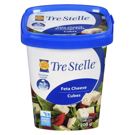 Tre Stelle Feta Cheese Cubes 200g