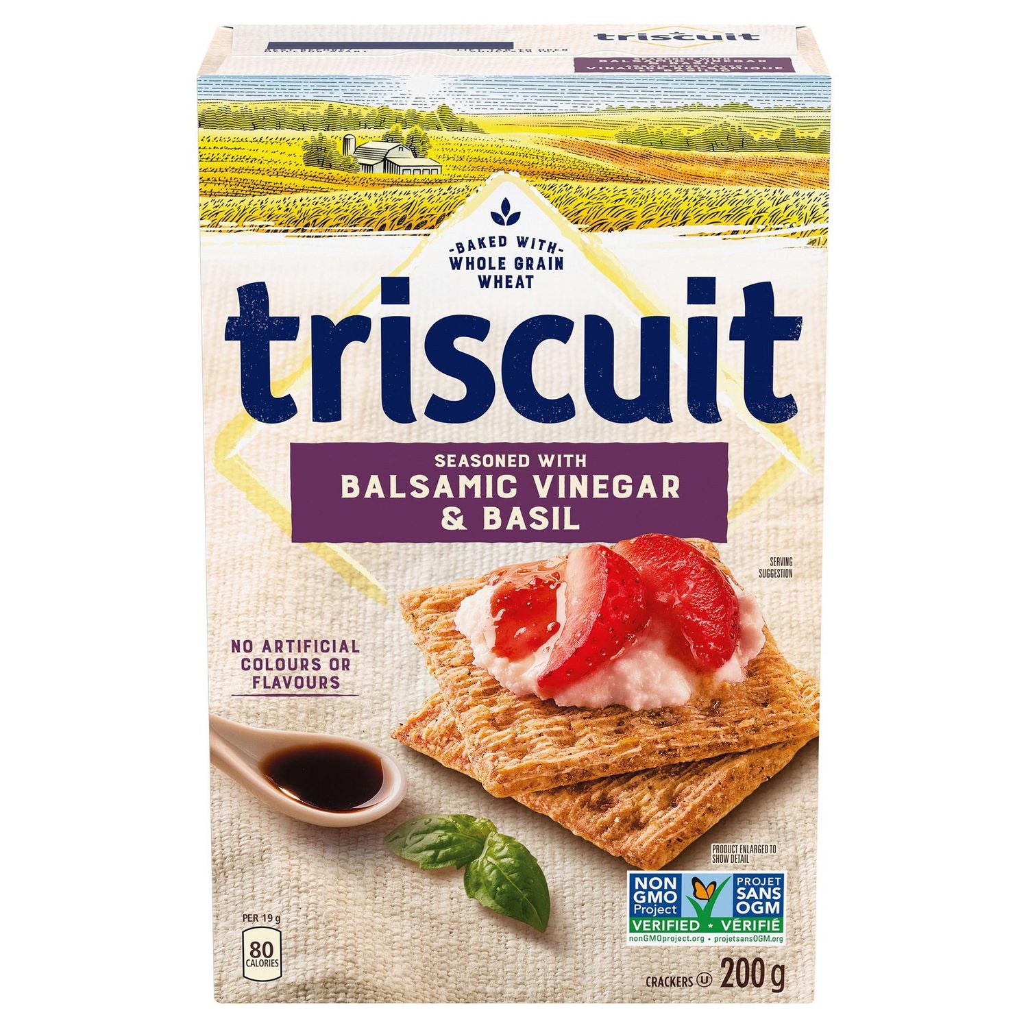 Christie Balsamic Vinegar & Basil Triscuit 200g
