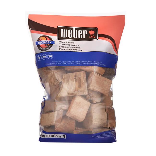 Weber Wood Chunks Hickory 350 cu in