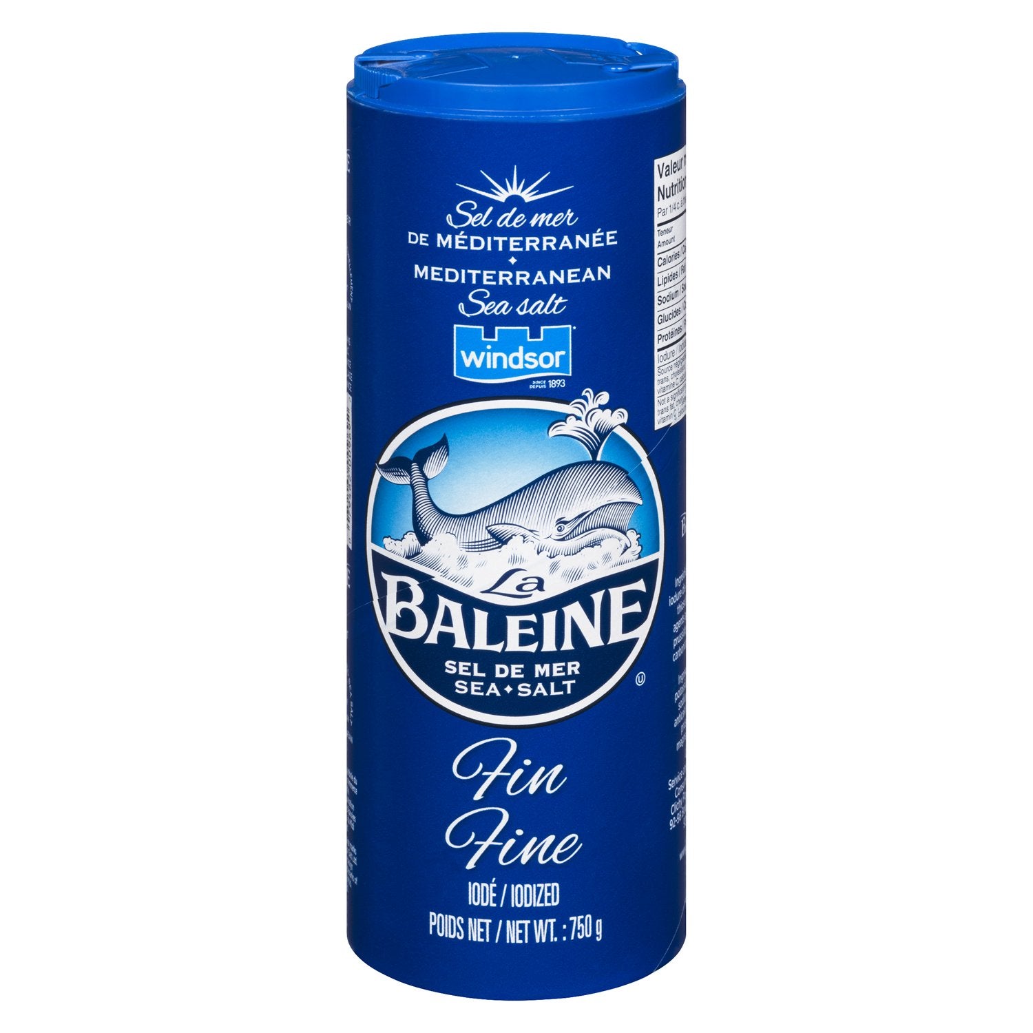 Windsor Baleine Fine Sea Salt 750g
