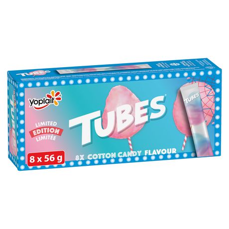 Yoplait Cotton Candy Yogurt Tubes 8ct / 448g