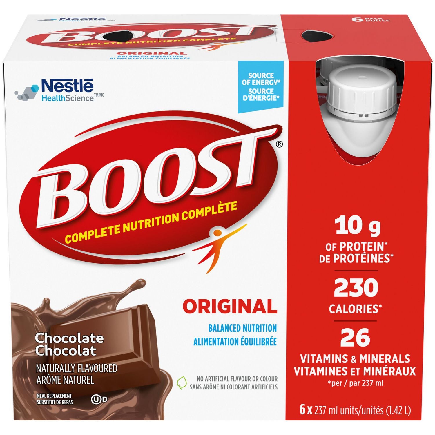 Boost Chocolate Original Nutritional Supplement Drink  15 x 237 ml
