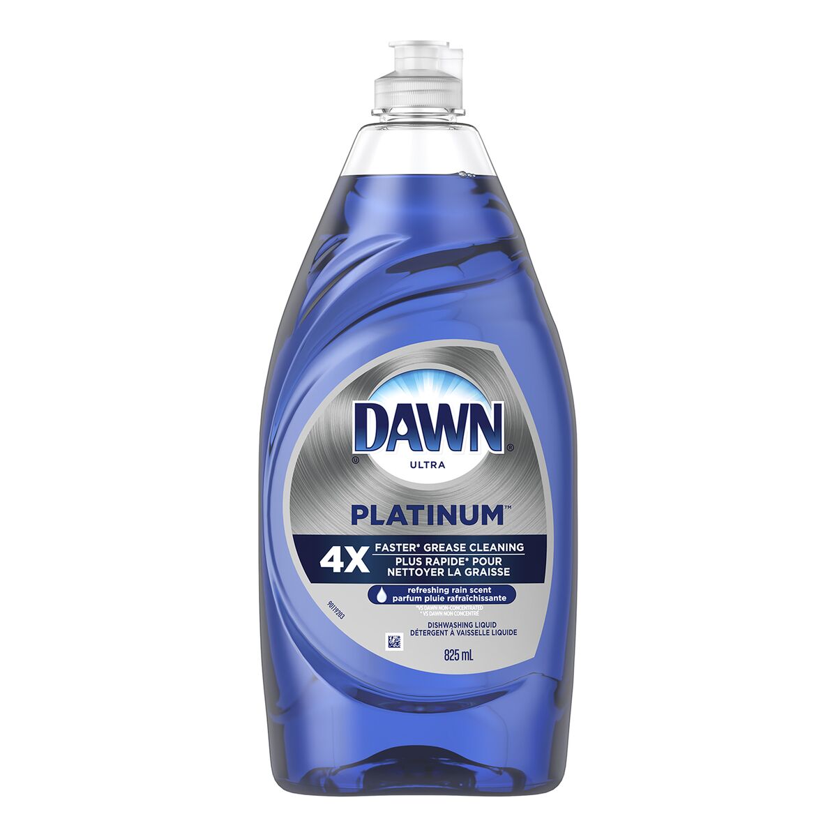 Dawn Ultra Platinum 4X Refreshing Rain Dish Soap 825ml