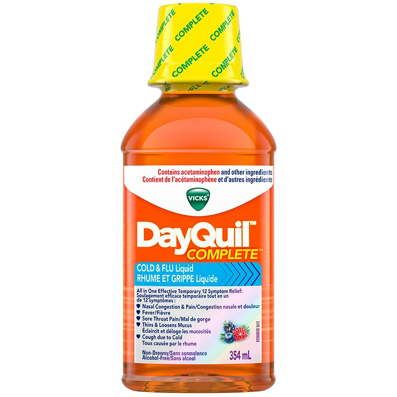 DayQuil Cold & Flu Syrup 354ml