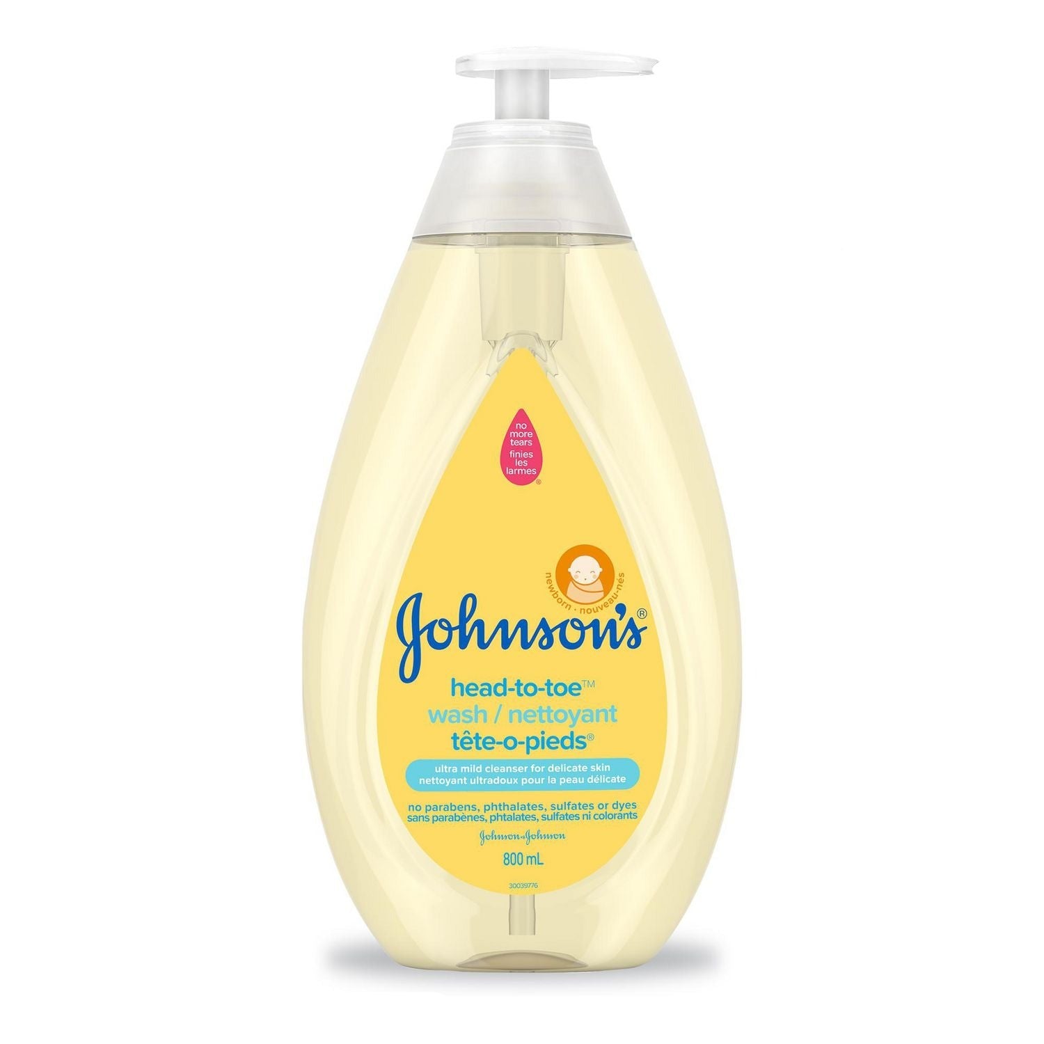 Johnson's Head-To-Toe Wash 800ml