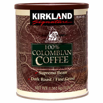 Kirkland Colombian Ground Coffee 1.36kg