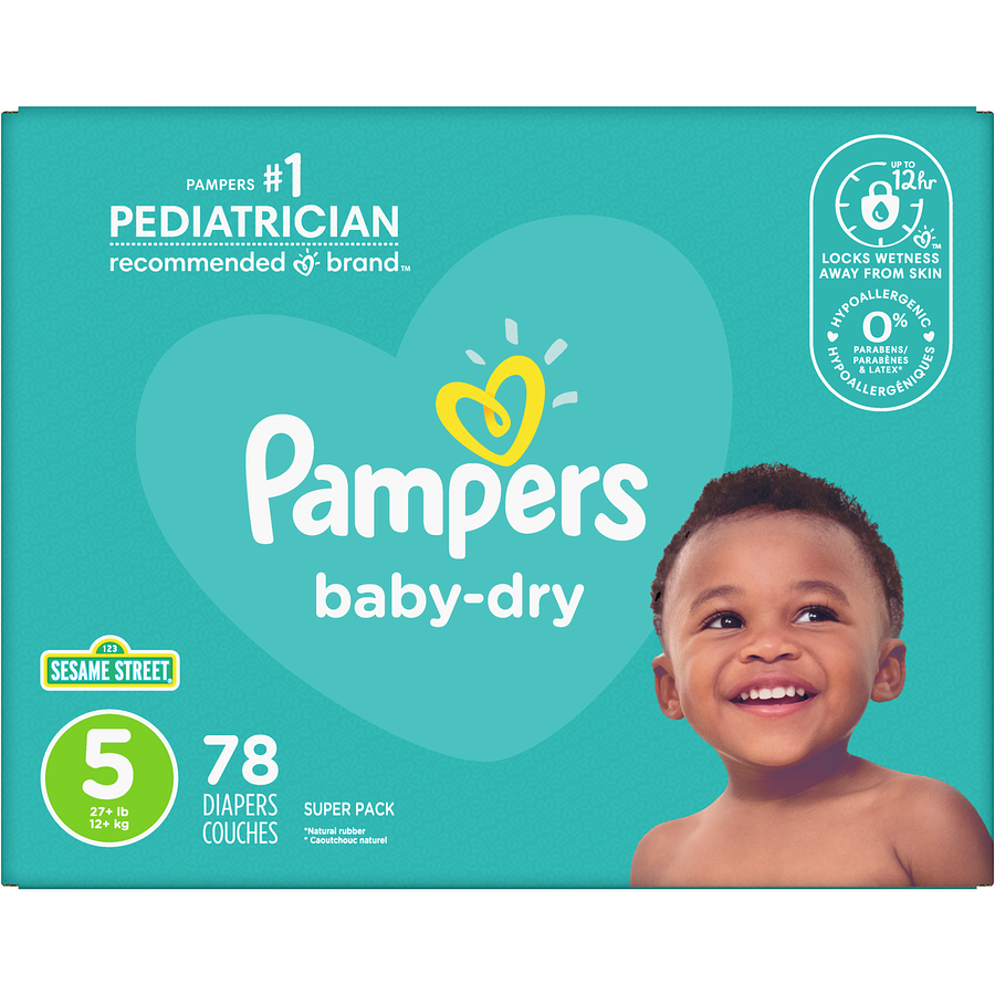 Pampers Baby Dry Size 5 78ct