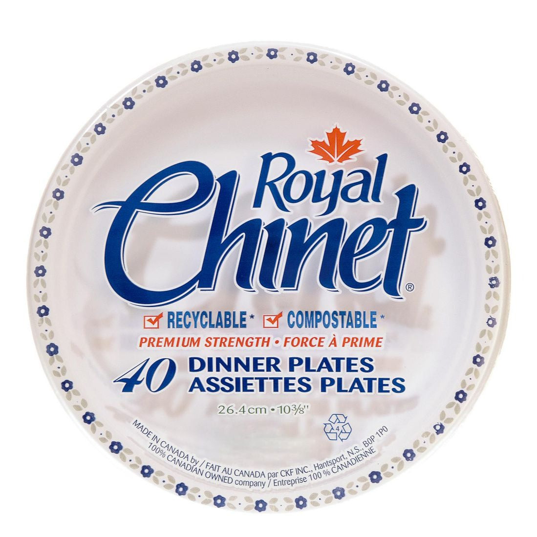 Royal Chinet Luncheon Plates 40ct