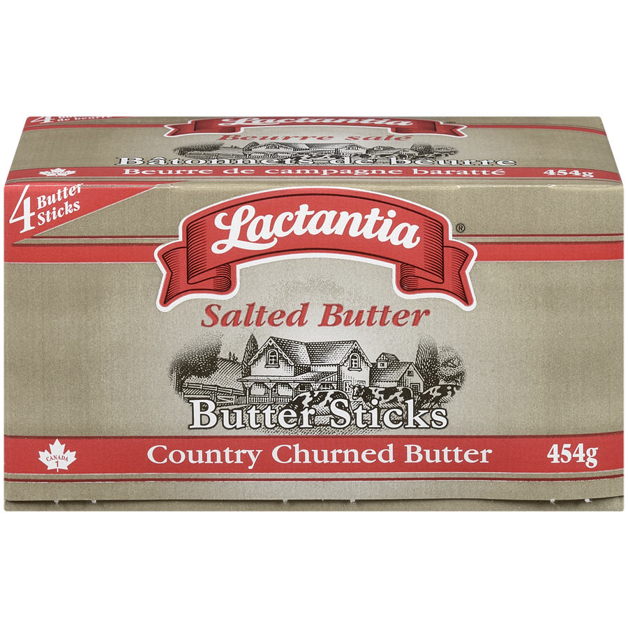 Lactantia Salted Butter Sticks 454g