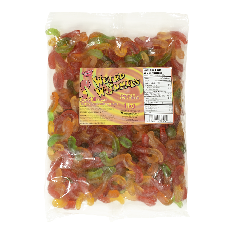 Gummy Zone Wacky Worms 1kg