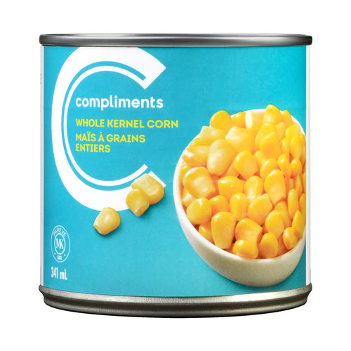 Compliments Whole Kernel Corn 341ml